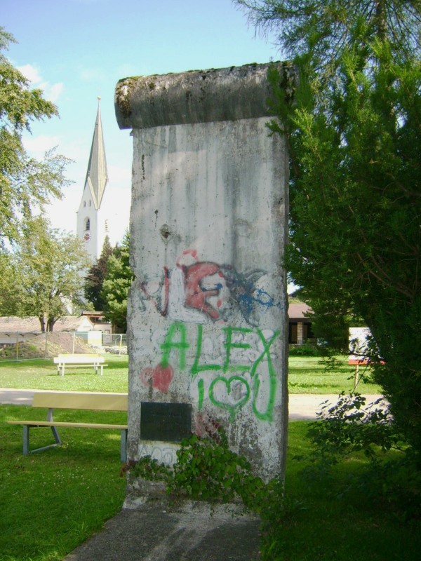 The Berlin Wall in Oberstdorf, Germany