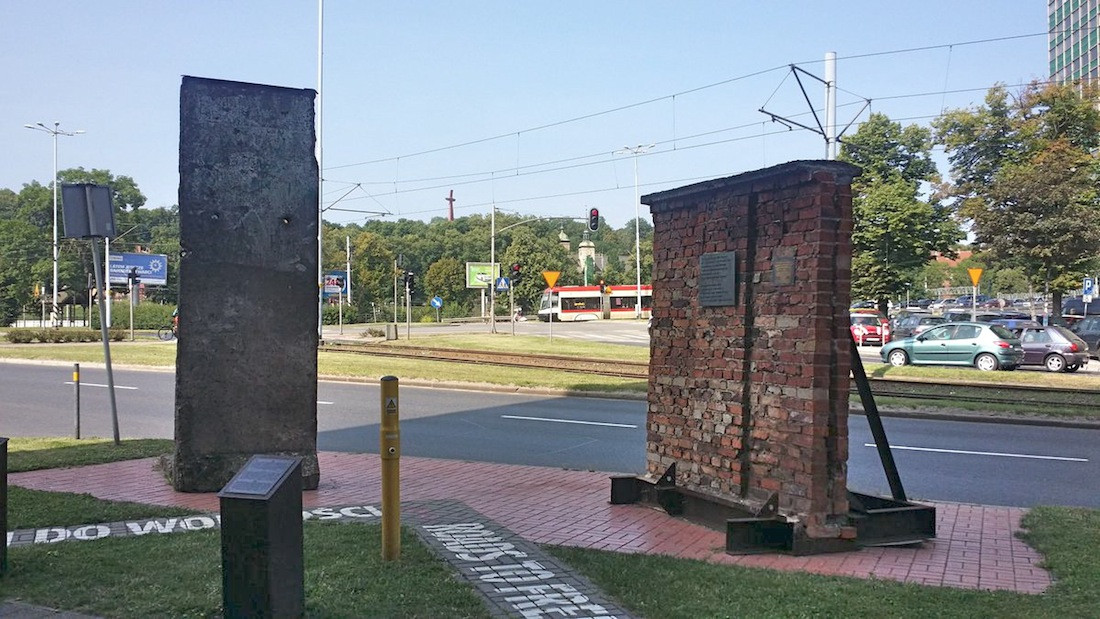 Berlin Wall in Gdansk, Poland