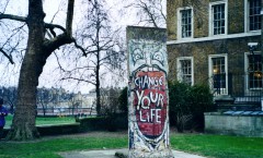 The Berlin Wall in London, GB