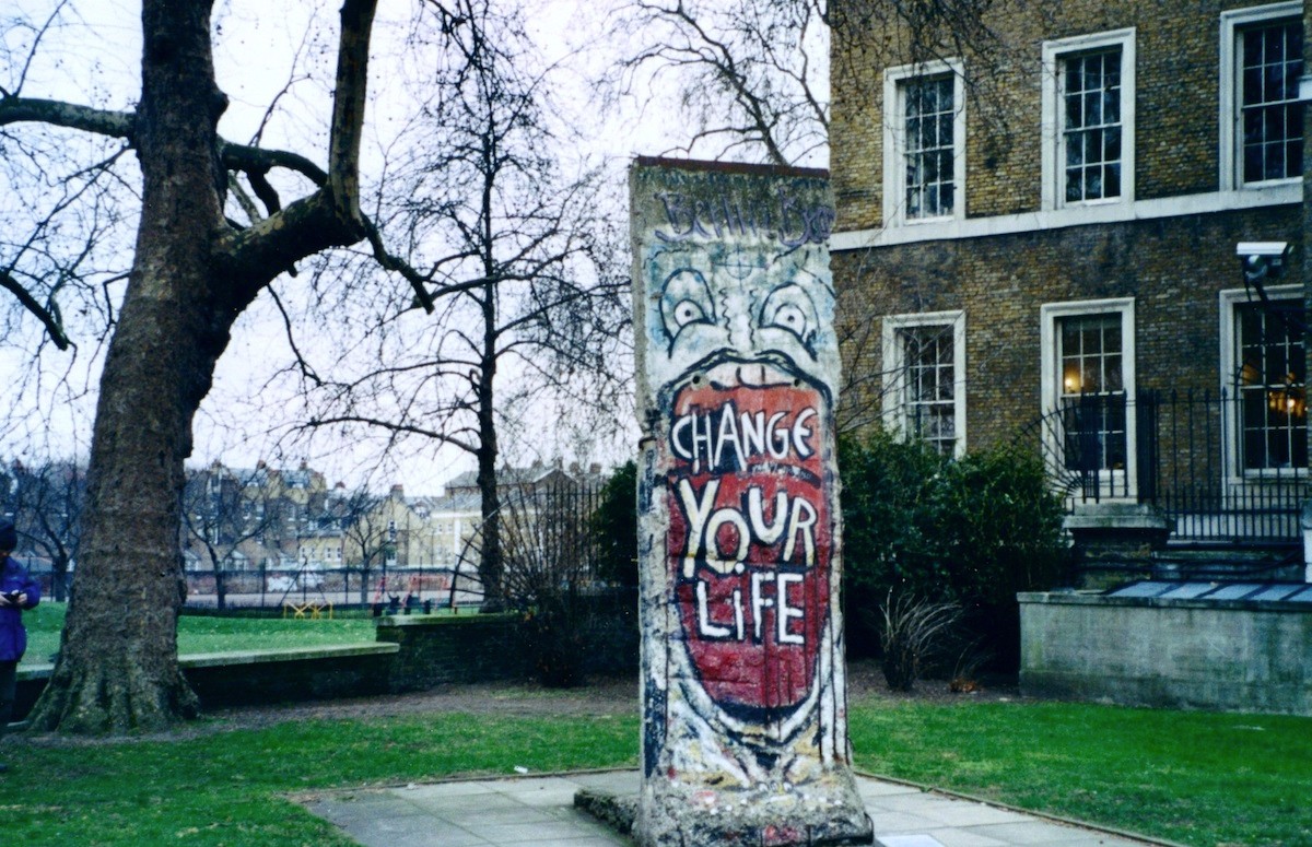 The Berlin Wall in London, GB