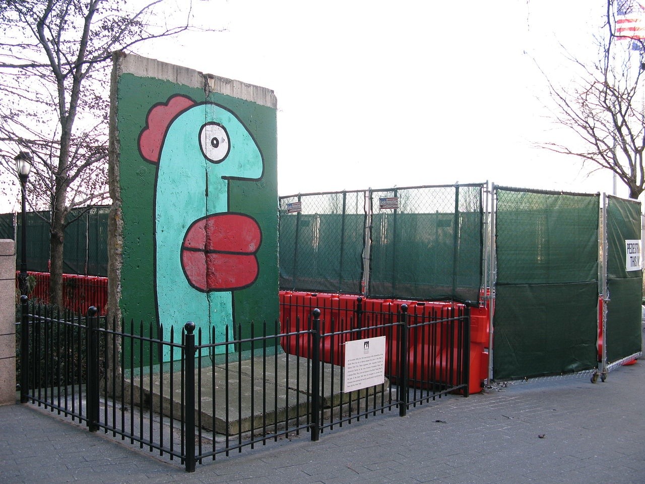 The Berlin Wall in New York City, NY