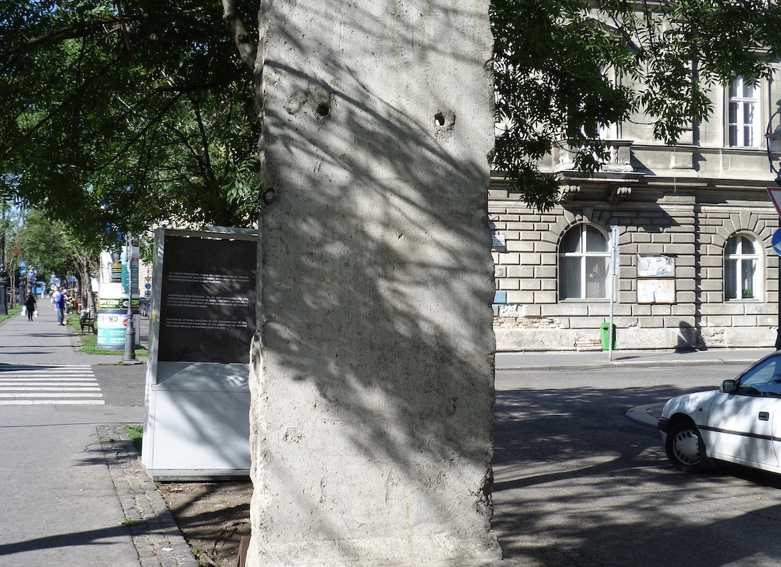 Berlin Wall in Budapest, Hungary