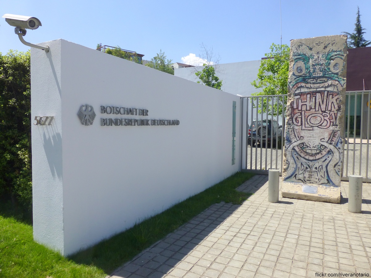 Berlin Wall in Santiago de Chile