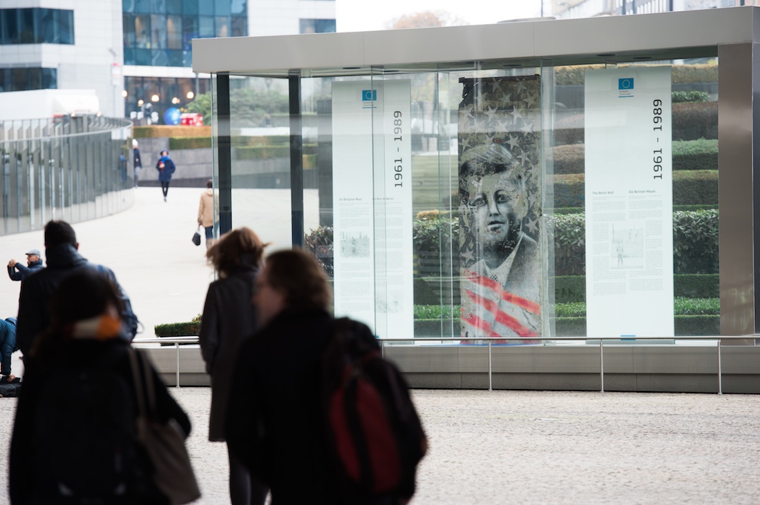 Berlin Wall in Brussels, Belgium