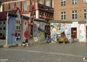 Berlin Wall in Wroclaw, Poland
