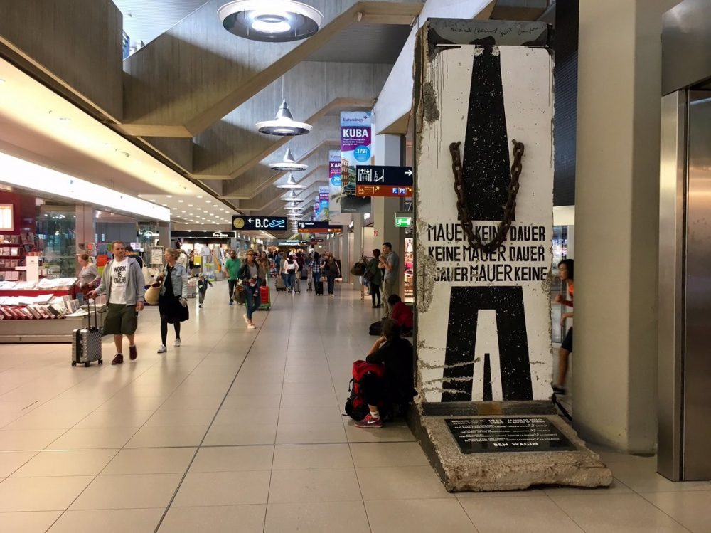 Berlin Wall at Cologne/Bonn Airport, Germany