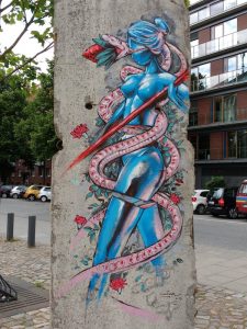 Berlin Wall in Hamburg, Germany