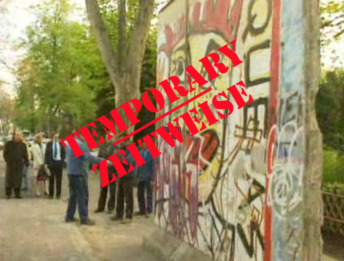 Berlin Wall in Strasburg, France