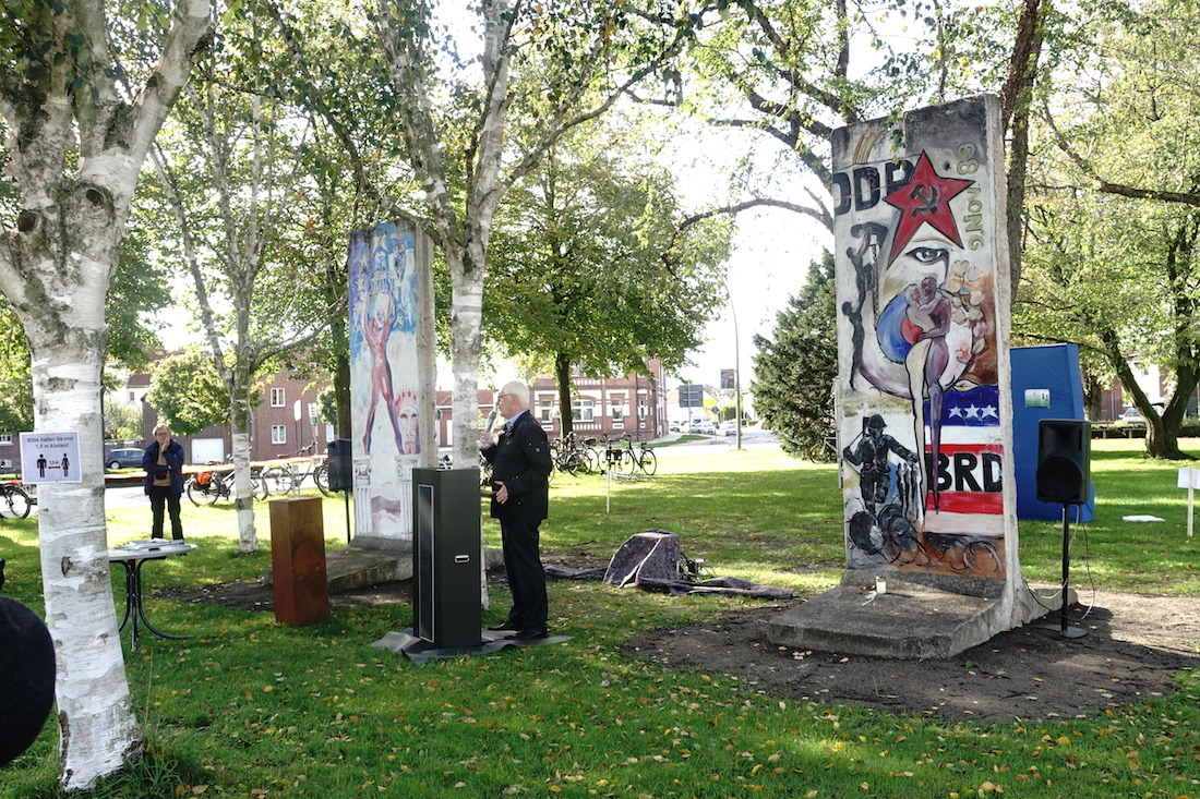 Berlin Wall in Luedinghausen, Germany