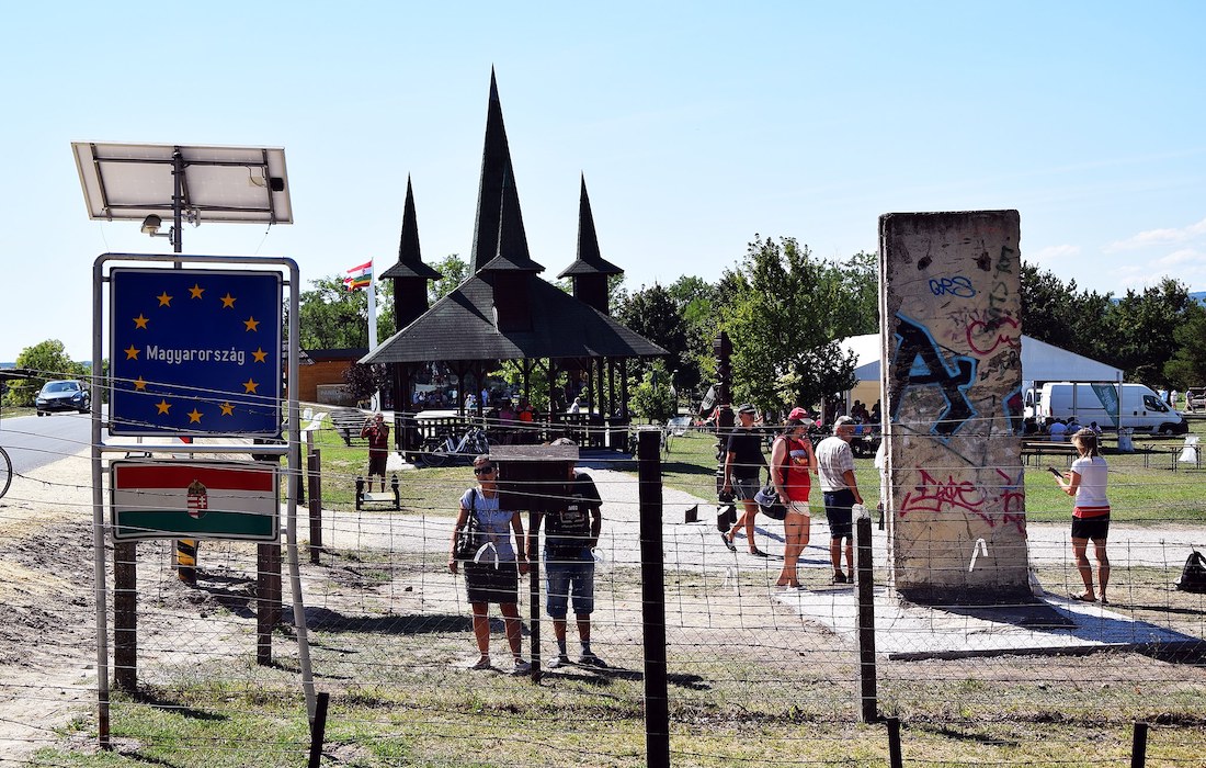 Berlin Wall in Sopron, Hungary