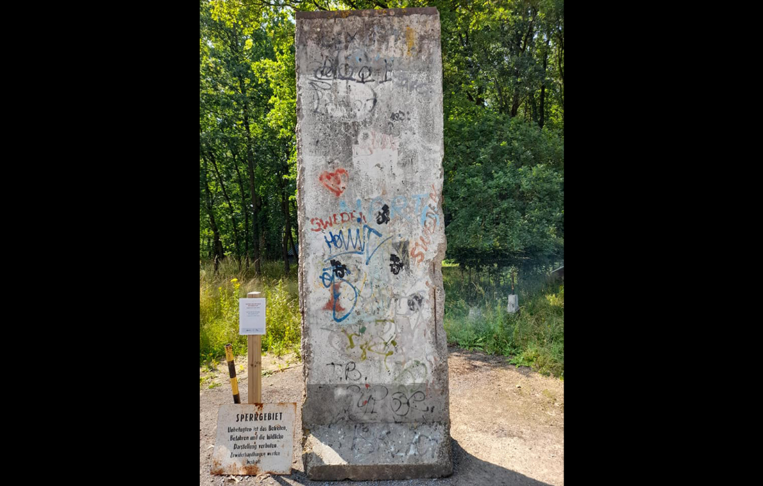 Berlin Wall in Kemmel, Belgium