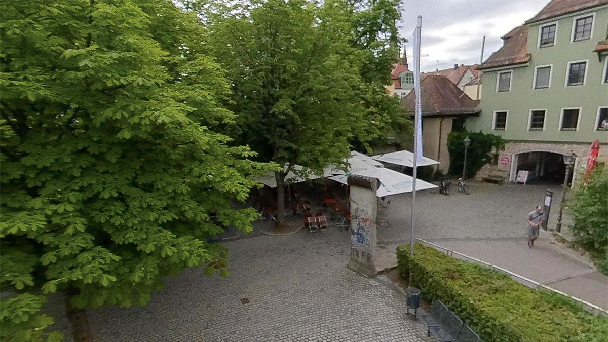 Berlin Wall in Ansbach, Germany