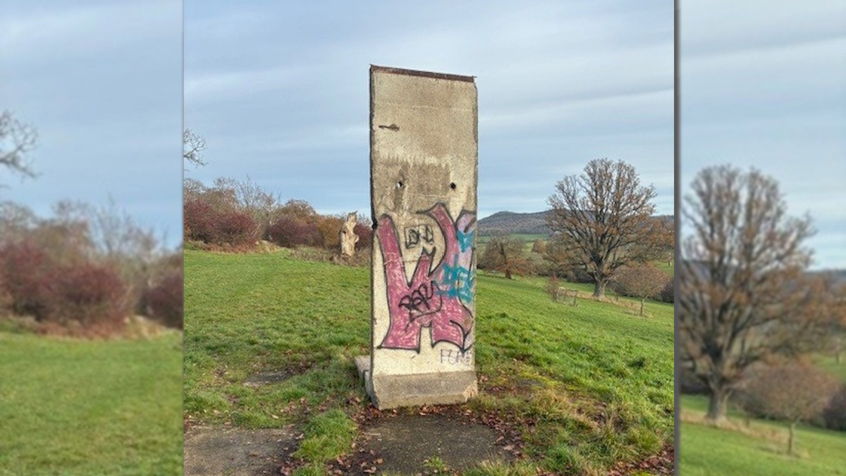 Berlin Wall at Eastnor Deer Park, UK