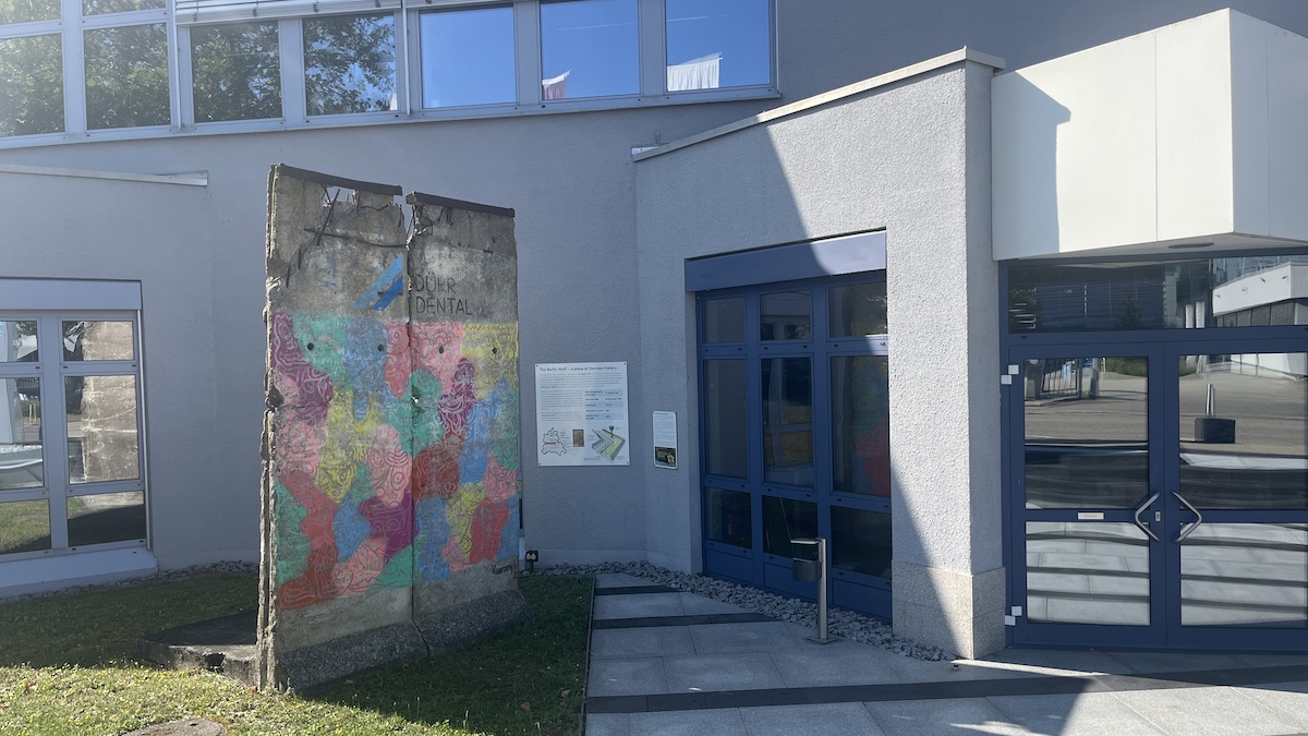 Berlin Wall in Bietigheim-Bissingen, Germany
